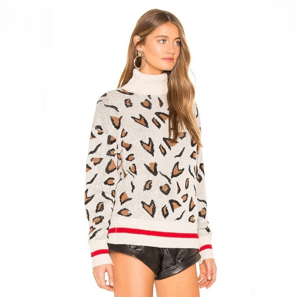 REVOLVE Tularosa Jungle Sweater in Leopard - Picture 3 of 9